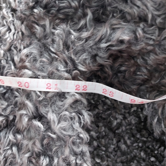 Zara grey teddy coat - Picture 6 of 6